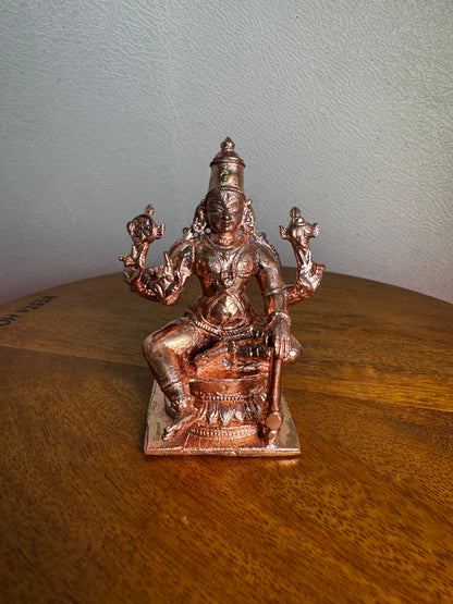 Vishwaksena - Prasiddh idols present copper idol