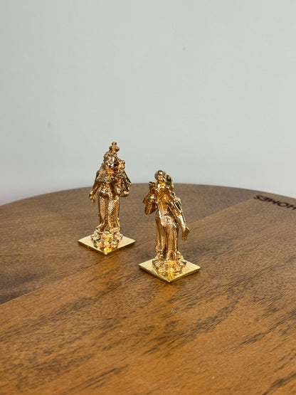 Andal / Godha Devi idol made of panchaloha