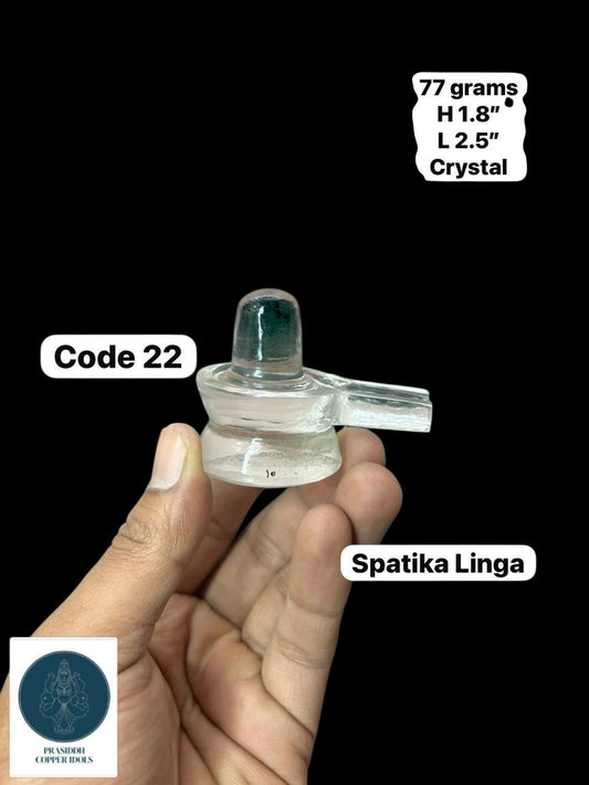 Spatika Linga - Prasiddh Idols Presents Crystal Linga
