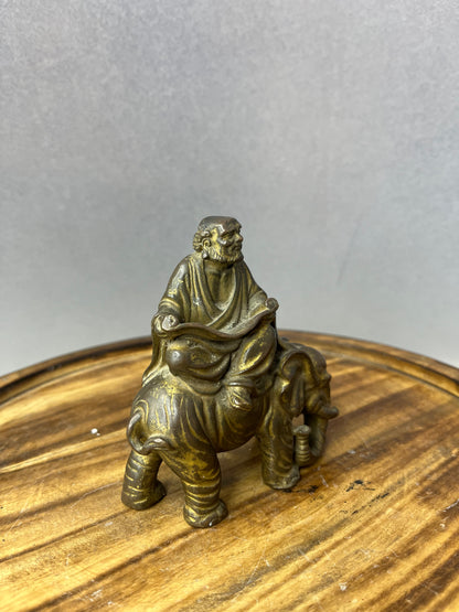 Vintage bronze cast Tibetan figurine