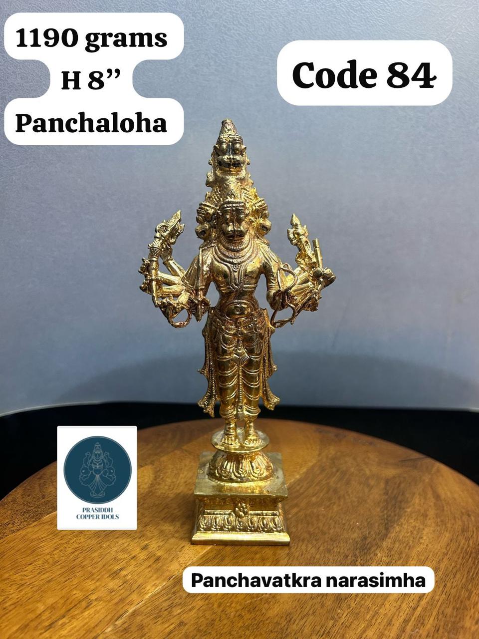 Panchavatkra Narasimha- Prasiddh Idols Presents Panchaloha Idol (Custom Made)