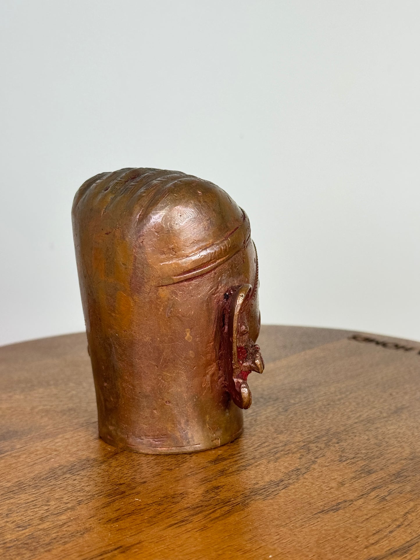 Mukhalinga - Museum replicated copper idol