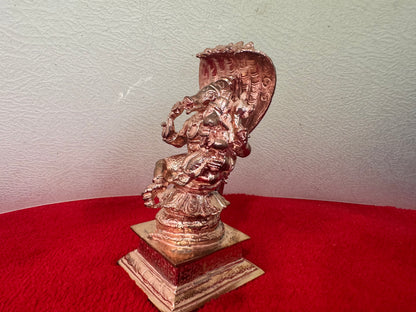 Shesha Naga With Lakshmi Varaha - Prasiddh Idols Presents Copper Idol