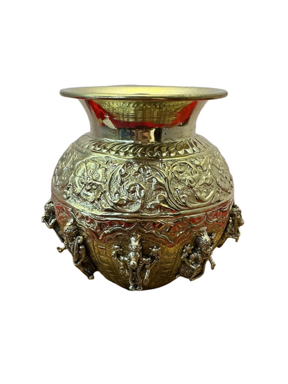 Brass Dashavatar kalasham/ chombu