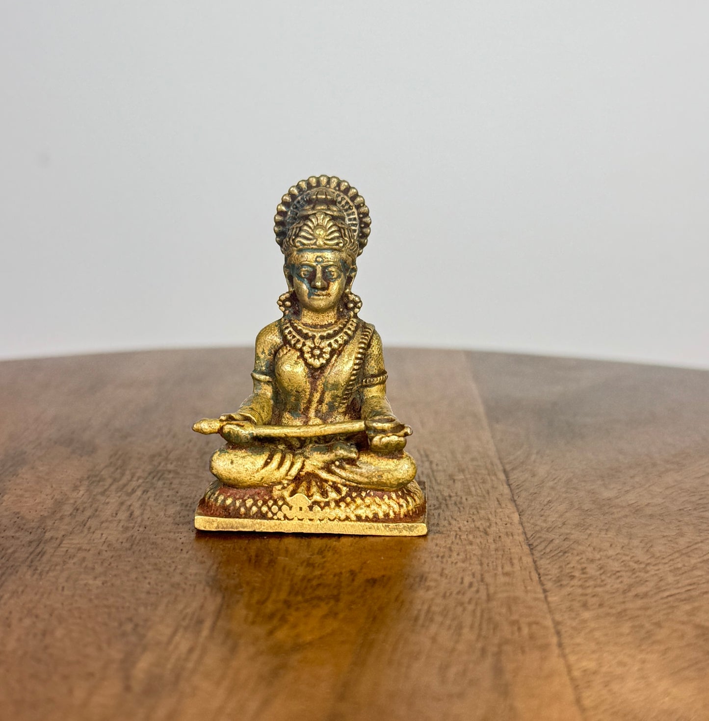 Annapoorna/ Annapoorneshwari idol - Museum replicated Panchaloha idol