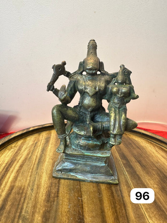 Lakshminarasimha swamy -museum replicated bronze idol