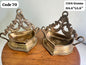 Leaf Lamp/Deepam/Lamp/ - Prasiddh Idols Presents Panchaloha lamp (Set of 2)