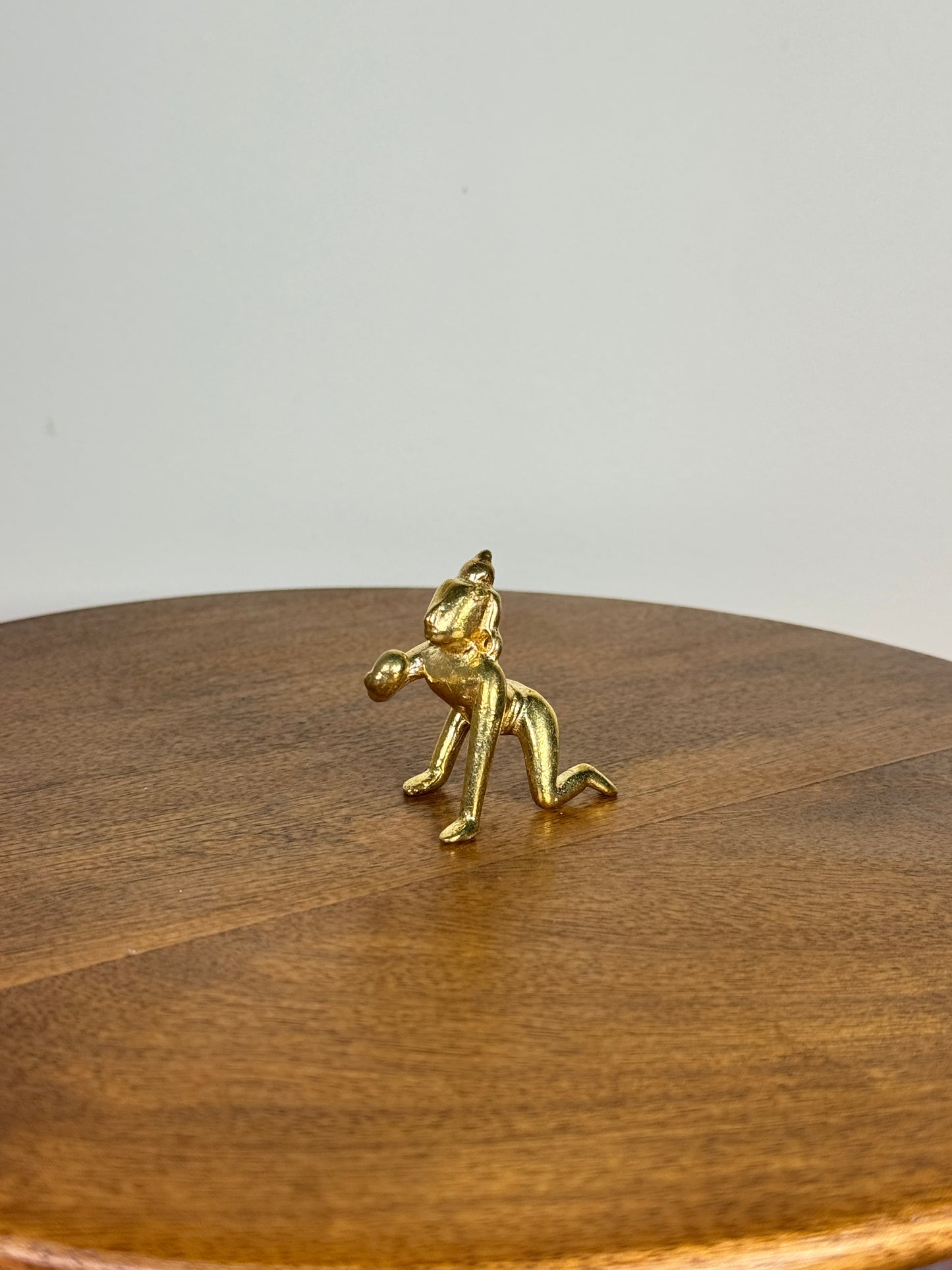 Crawling butter ball Krishna idol made of panchaloha