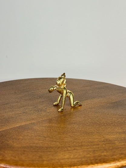 Crawling butter ball Krishna idol made of panchaloha