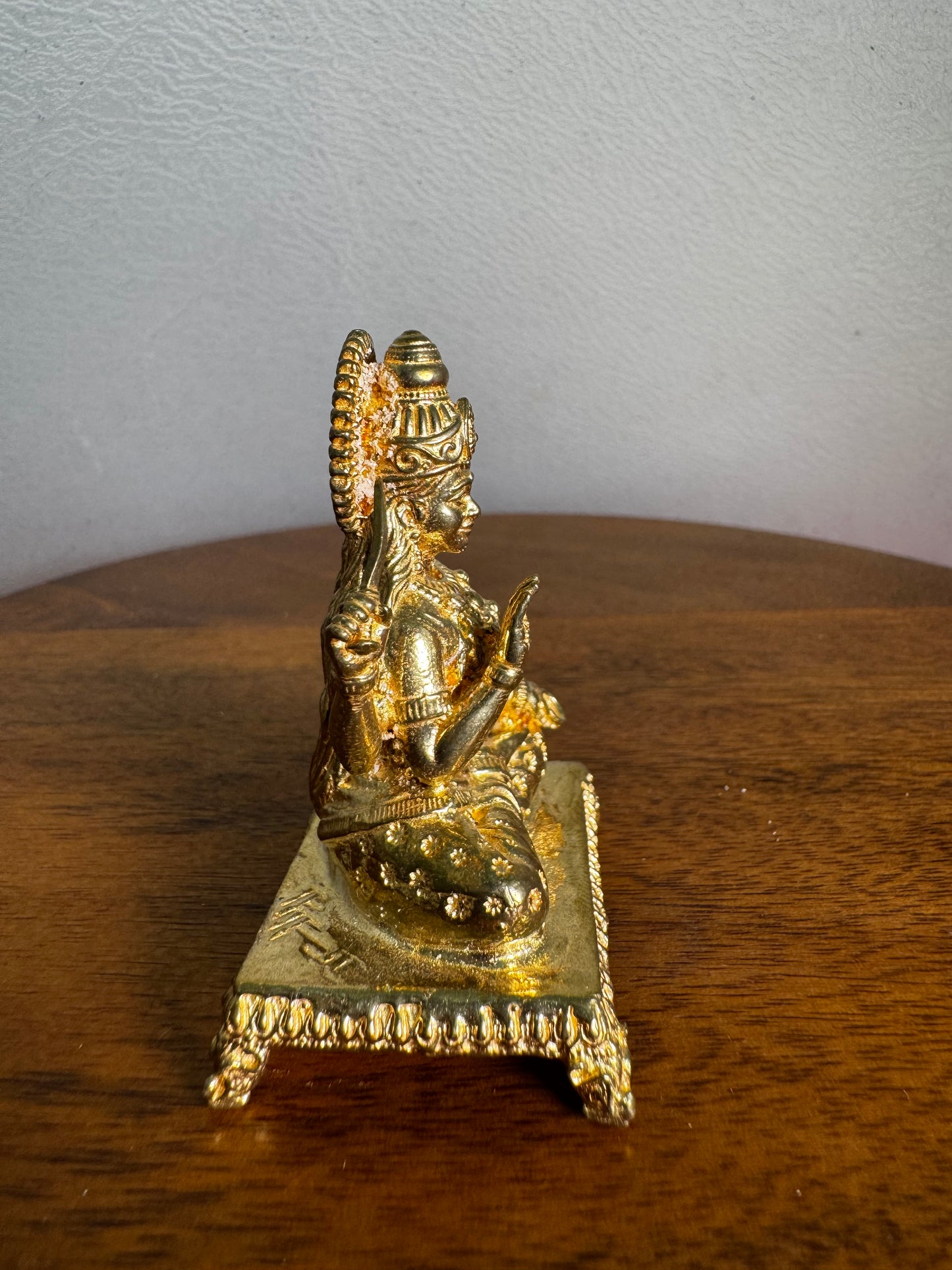 Santoshi Mata- Prasiddh idols present Panchaloha idol