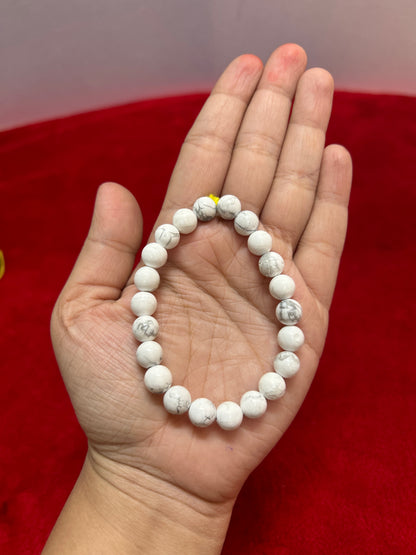 White Howlite Bracelet