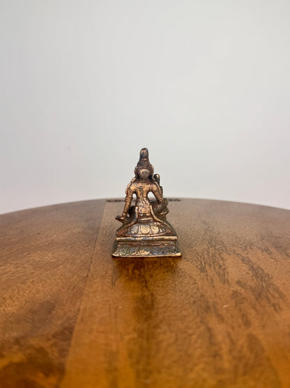 miniature Uma devi/boga shakti - museum replicated copper idol