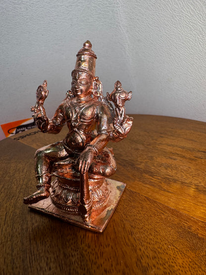 Vishwaksena - Prasiddh idols present copper idol
