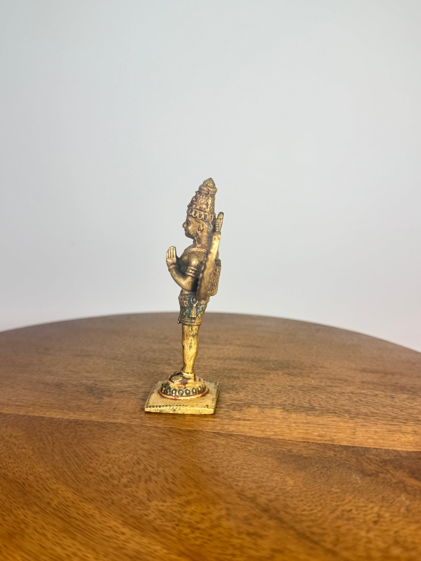 Standing Garuda Hanuman idols - Museum replicated panchaloha idols