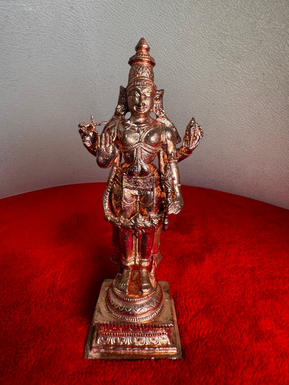 Narayana Swamy - Prasiddh idols present copper idol
