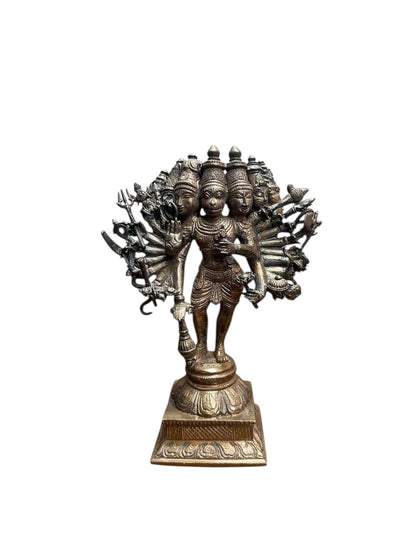 Dashamukha Hanuman - Prasiddh Idols Presents Bronze Idol (Custom Made)