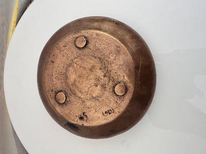 Vintage copper Argya patra bowl