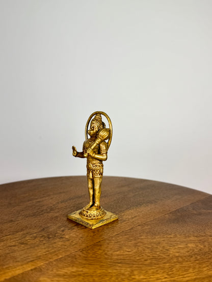 Standing Garuda Hanuman idols - Museum replicated panchaloha idols