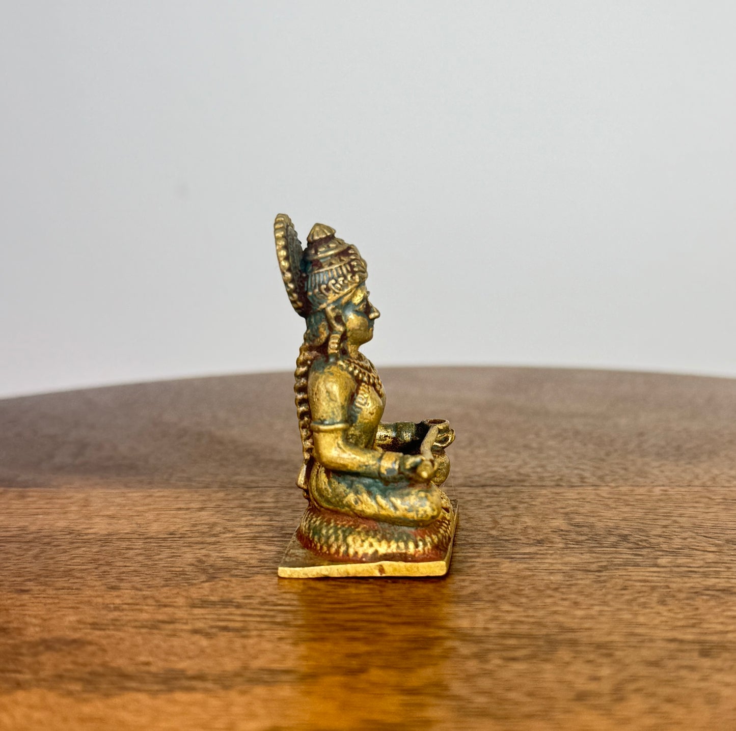 Annapoorna/ Annapoorneshwari idol - Museum replicated Panchaloha idol