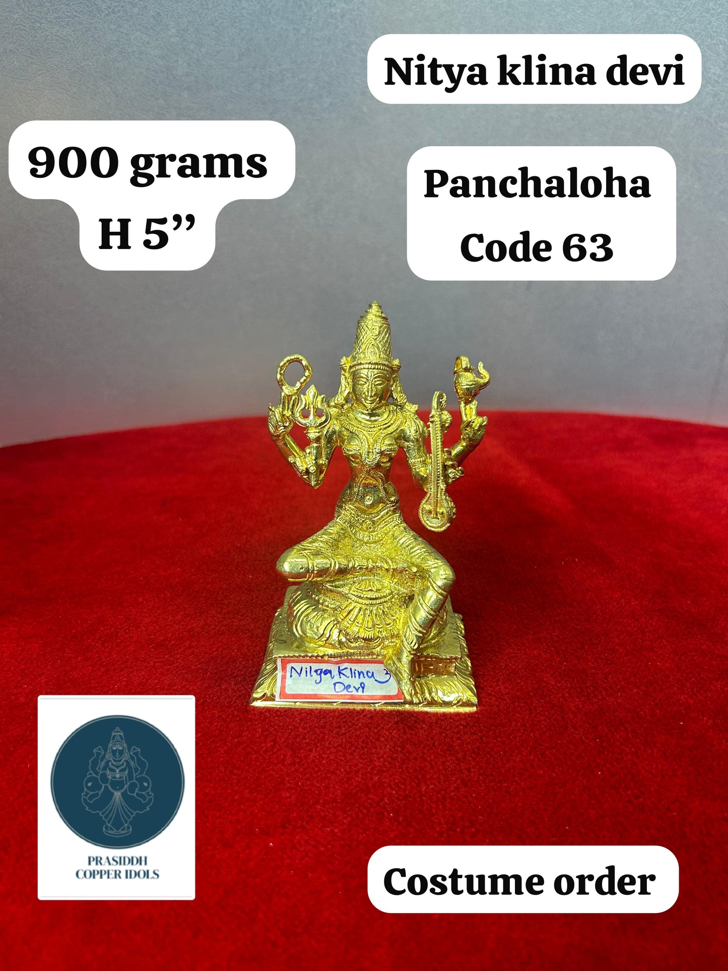 Nitya Klina Devi - Prasiddh Idols Presents Panchaloha Idol (Custom Made)