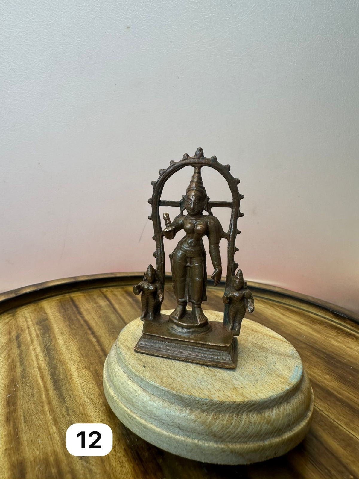 Goddess shivagami idol - museum replicated copper idol