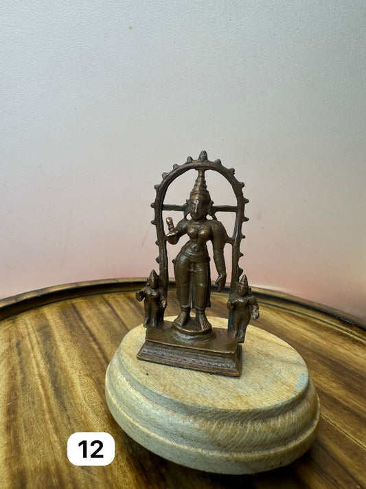 Goddess shivagami idol - museum replicated copper idol