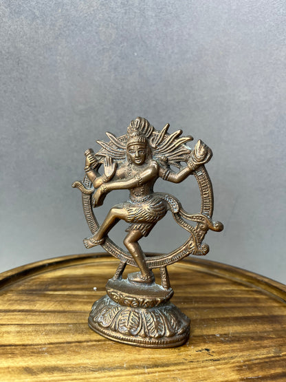 Vintage copper made Nataraja swamy