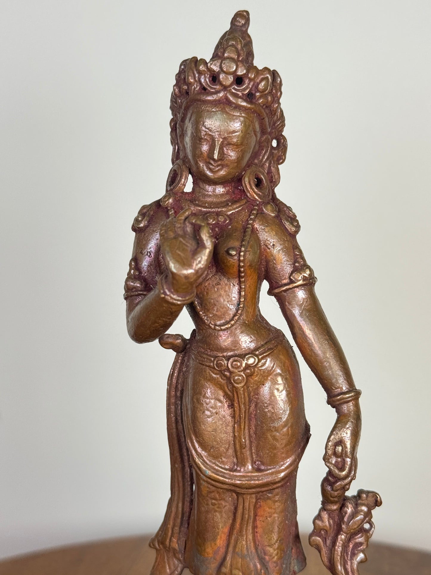 Tebatian Tara Devi - museum replicated copper idol