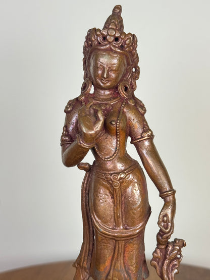 Tebatian Tara Devi - museum replicated copper idol