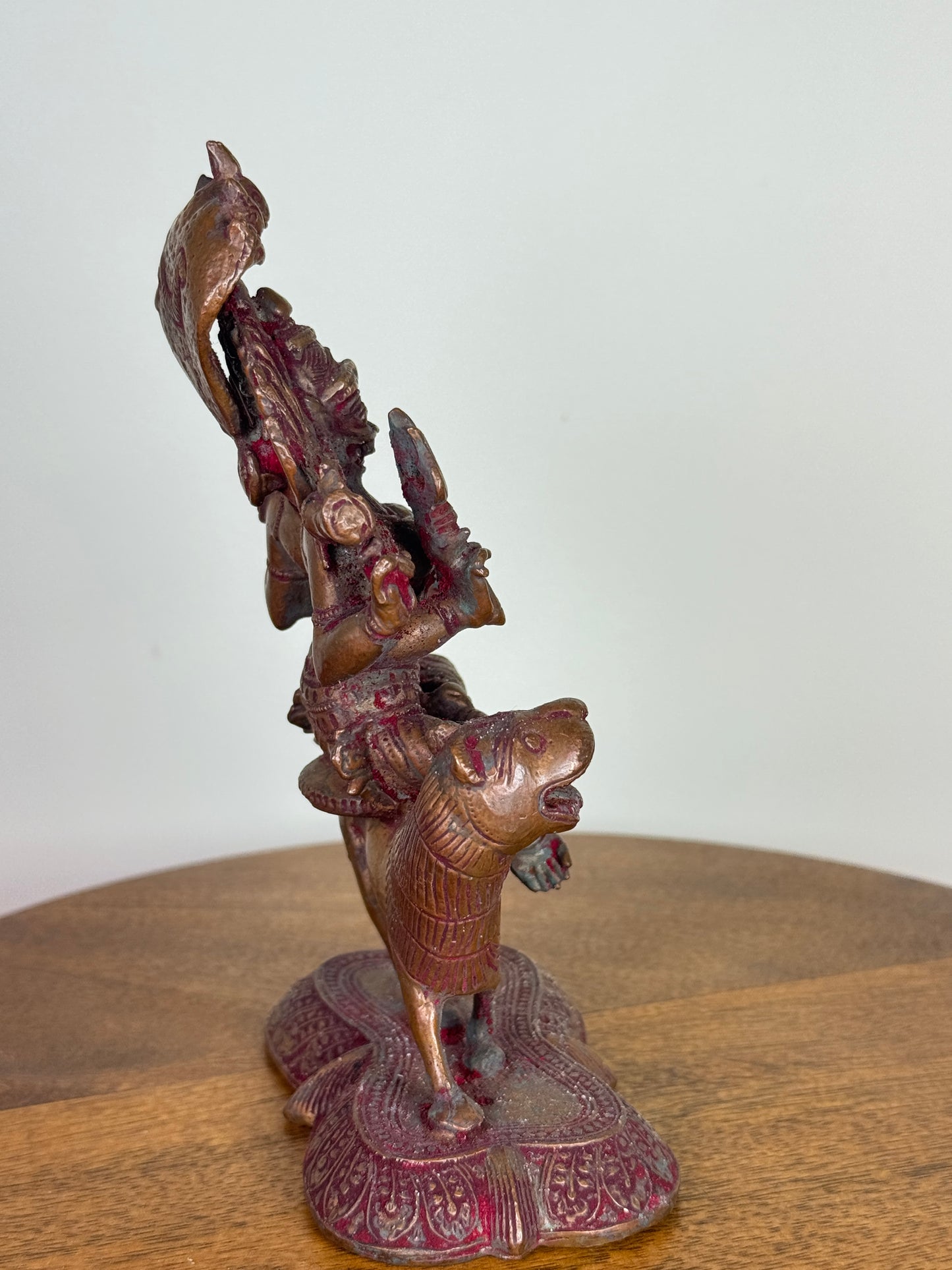 Pratyangira Devi - Museum replicated idol made of copper