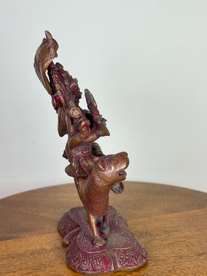 Pratyangira Devi - Museum replicated idol made of copper