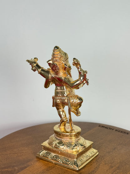 Nartana/ Naatya Ganapati idol made of panchaloha