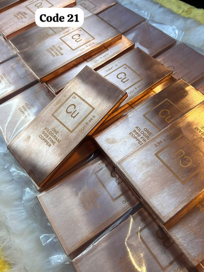 Fine 999 Copper Bar 1kg only at Prasiddh copper idols