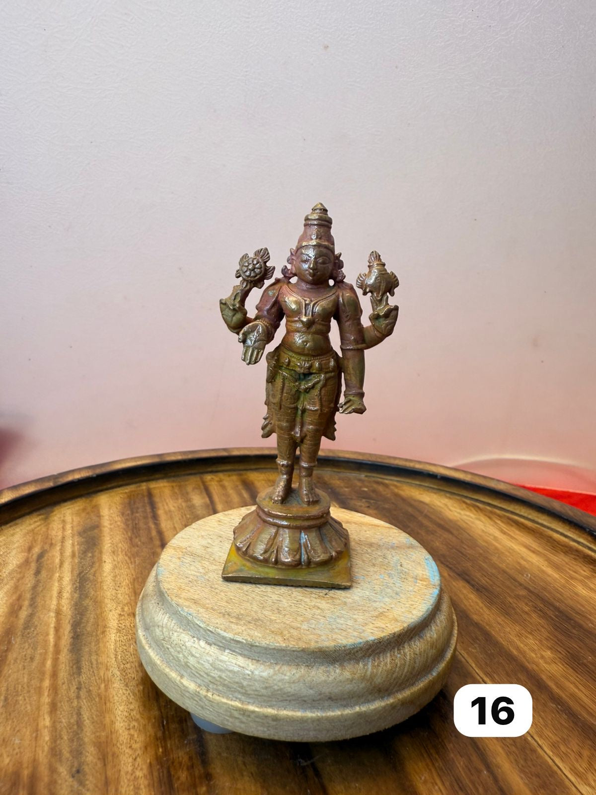 Srinivasa swamy - museum replicated copper idol