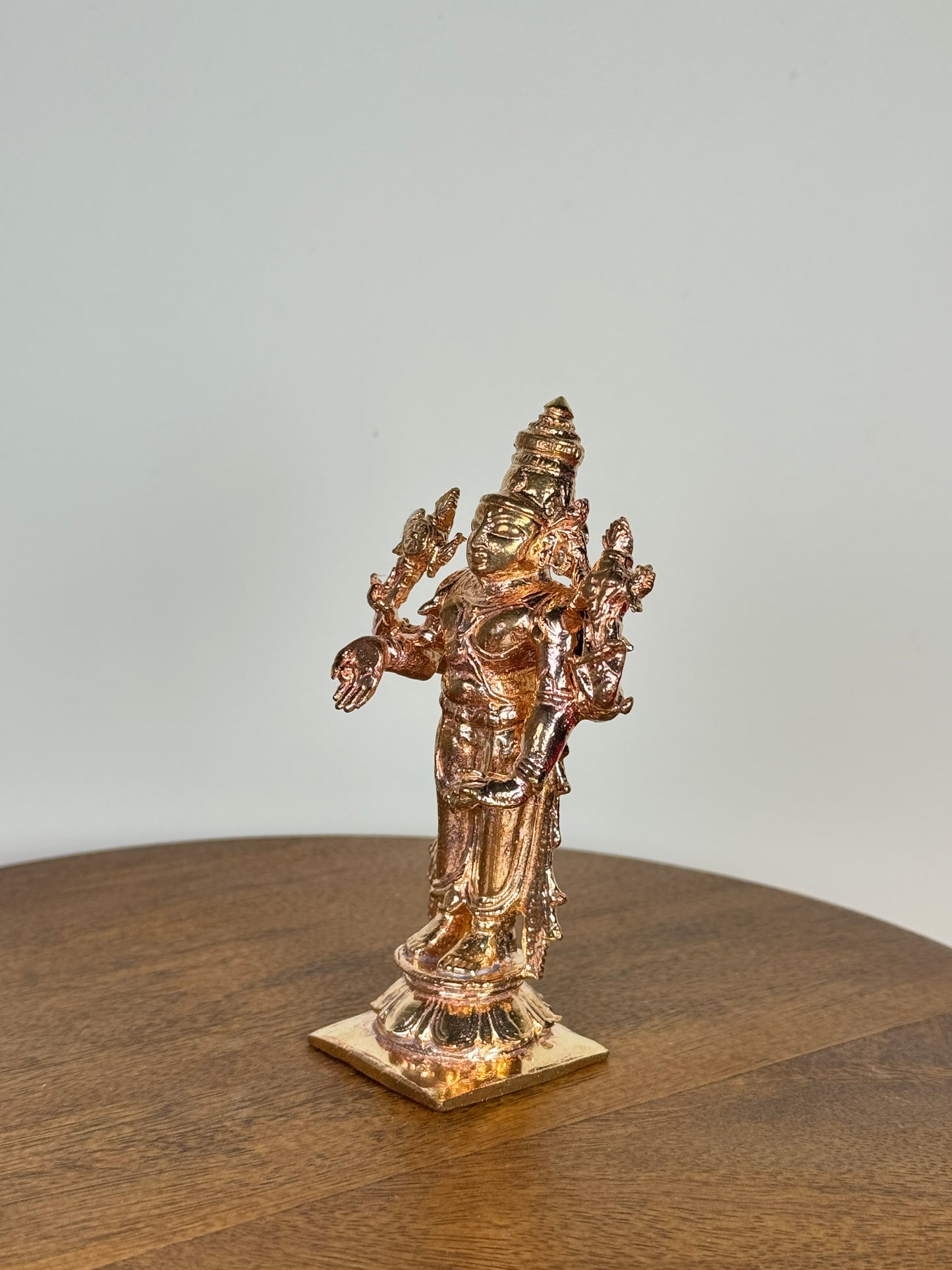 Lord Srinivas idol made of copper