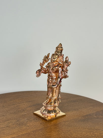 Lord Srinivas idol made of copper
