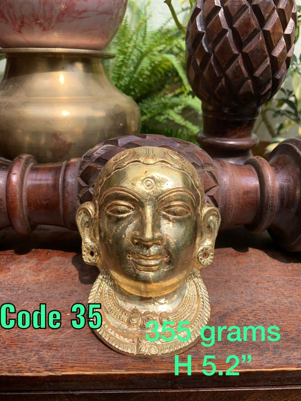 Gowri Muka - Prasiddh Idols Presents Panchaloha Handcrafted Idol