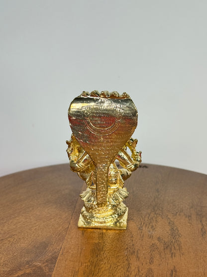 Lakshmi Narasimha swamy idol made of panchaloha