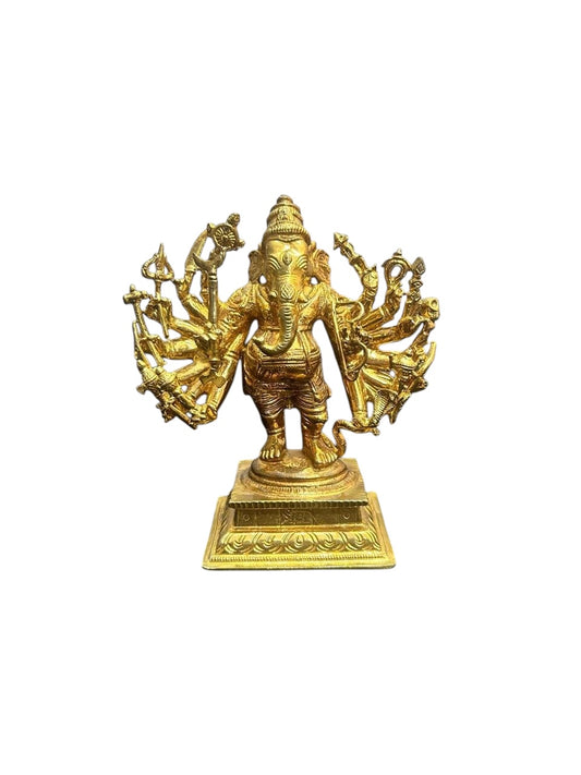 Vira Ganapathi- Prasiddh Idols Presents Panchaloha Idol (Custom Made)