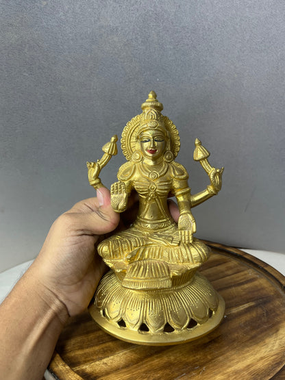 Brass made Lakshmi idol