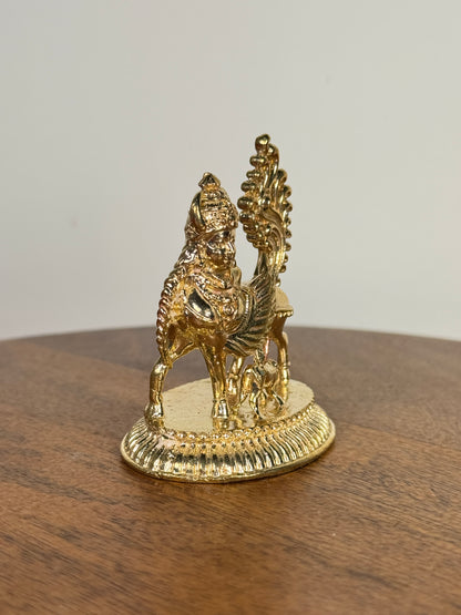Kamadhenu idol - panchaloha idol