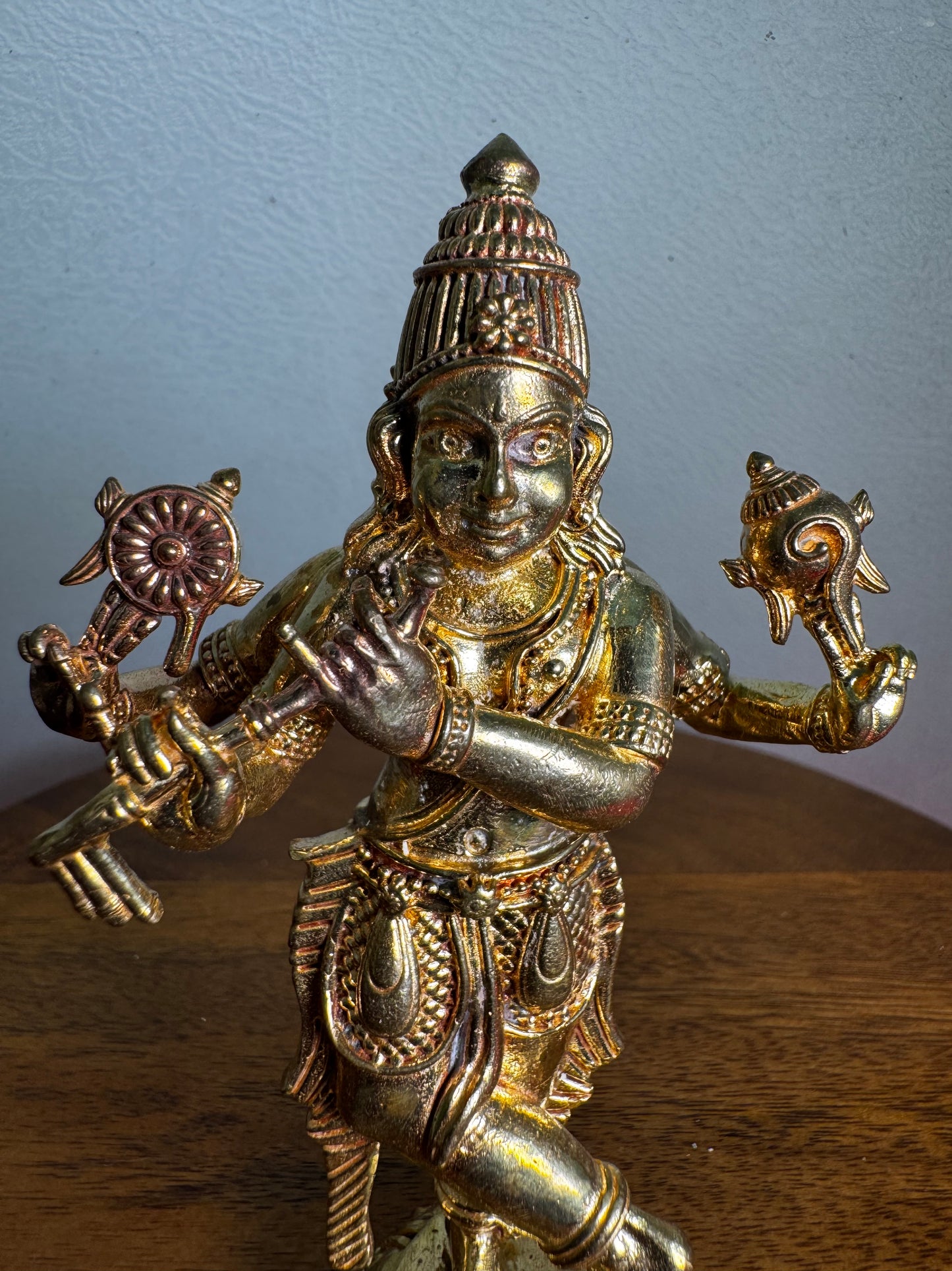 Chaturbhuja Krishna- Prasiddh idols present Panchaloha idol