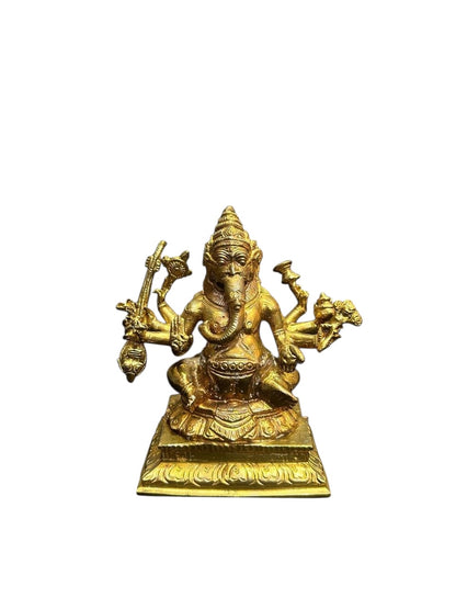 Sinha Ganapathi - Prasiddh Idols Presents Panchaloha Idol (Custom Made)