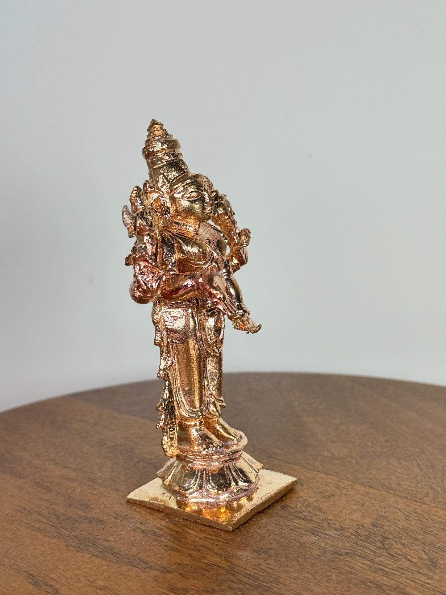 Lord Srinivas idol made of copper