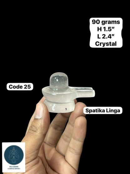 Spatika Linga - Prasiddh Idols Presents Crystal