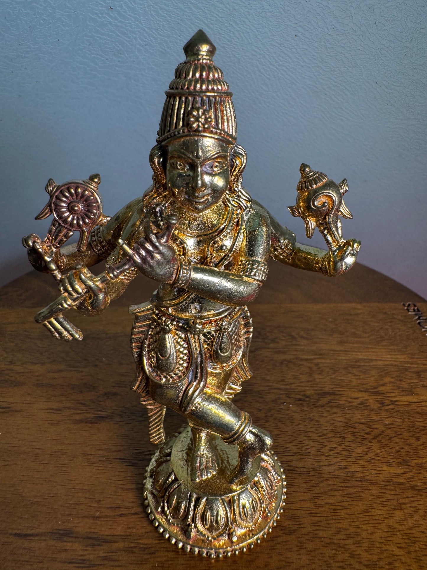 Chaturbhuja Krishna- Prasiddh idols present Panchaloha idol