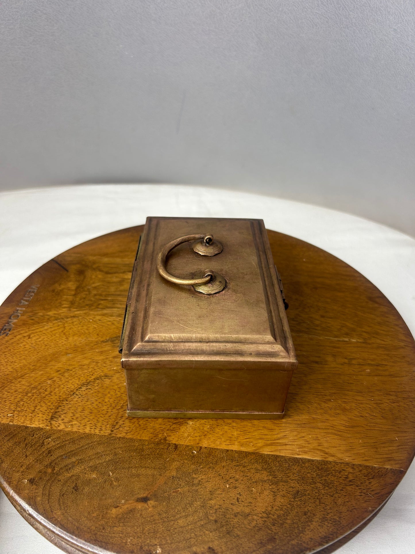 Vintage brass made paan box