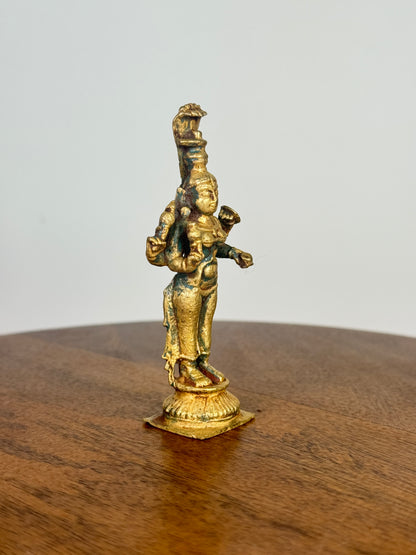 Kolhapur Mahalakshmi Devi - Museum replicated Panchaloha idol