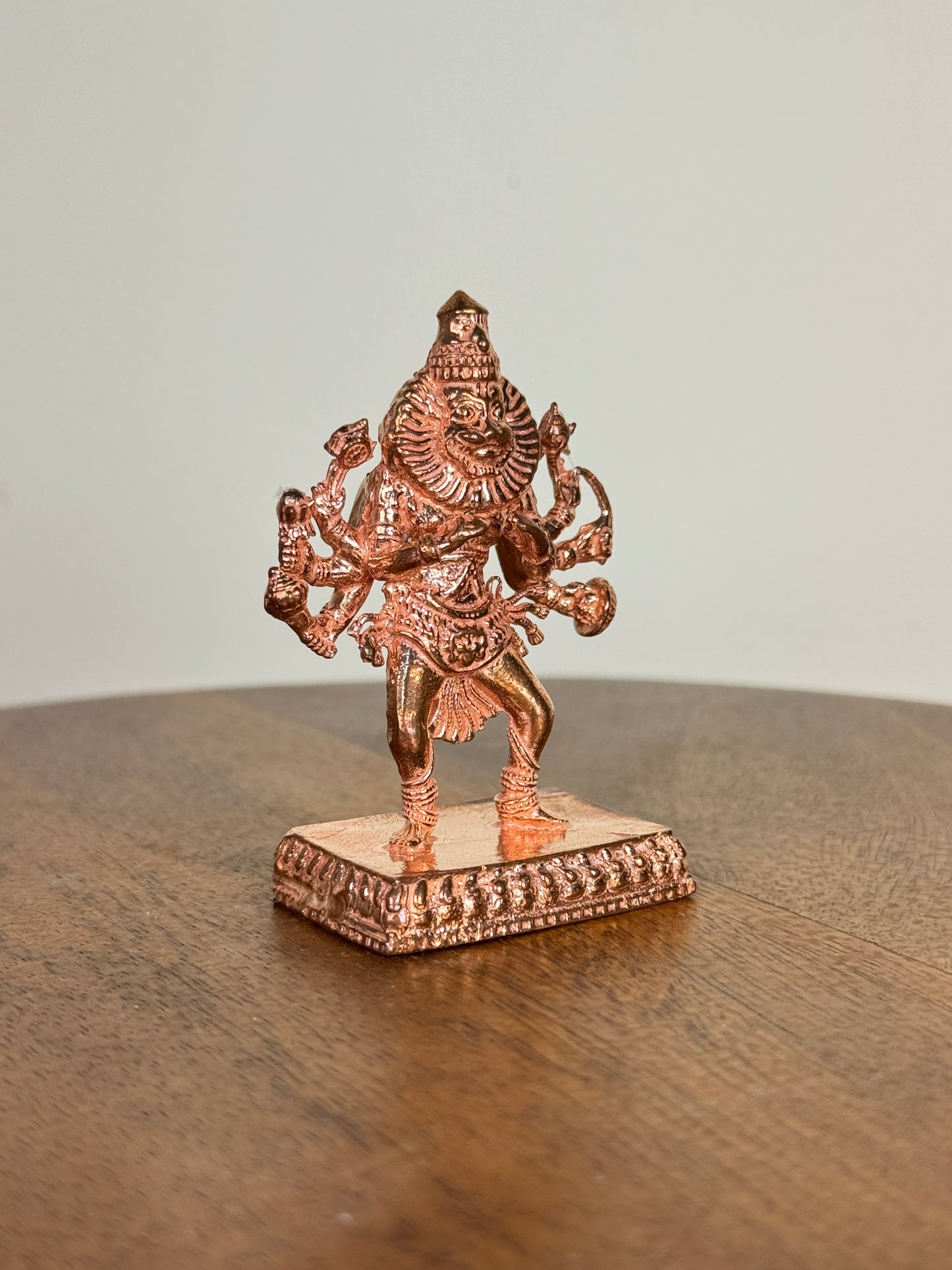 Ugra Narasimha Swamy idol made of pure copper