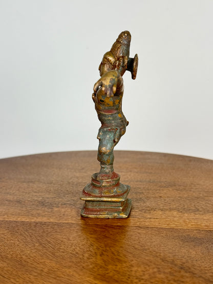 Naratana Krishna - Museum replicated copper idol
